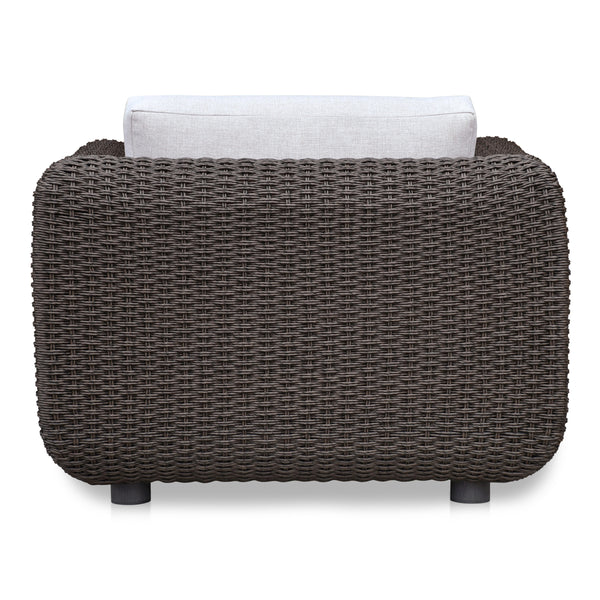 Soma Outdoor Accent Chair in Dark Brown