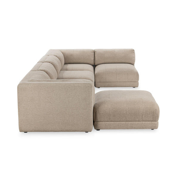 Adalynne Upholstered Sectional in Buttermilk