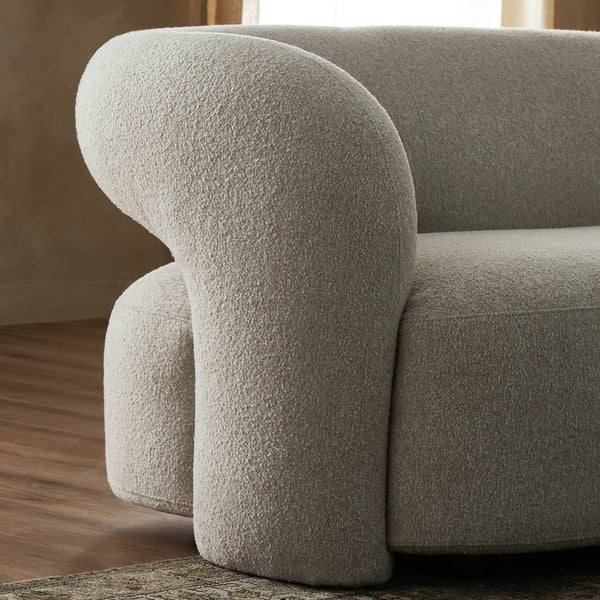 Mazie Sofa In 94" In Crete Pebble