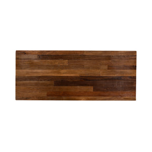Alto Solid Wood Rectangle Coffee Table - Rustic Brown