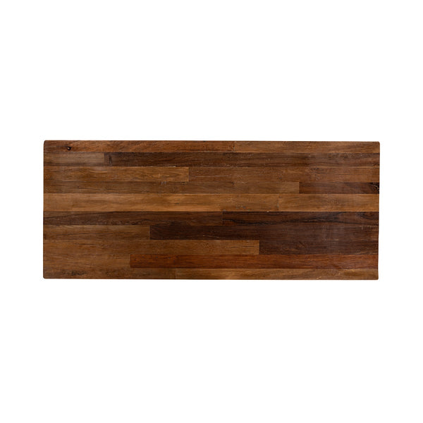 Alto Solid Wood Rectangle Coffee Table - Rustic Brown