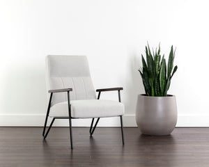 COELHO LOUNGE CHAIR - LIGHT GREY