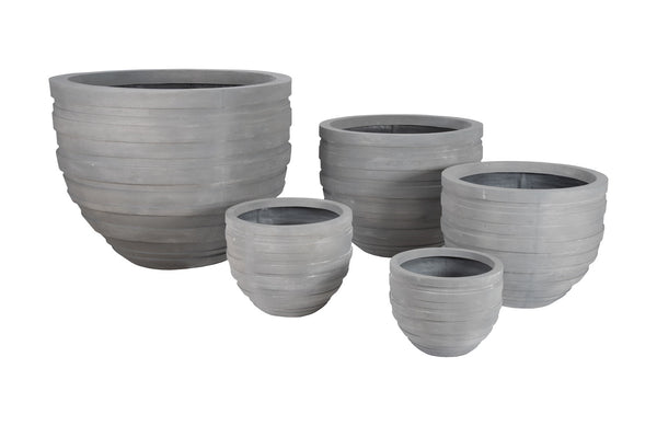 June Planter, Raw Gray, Medium