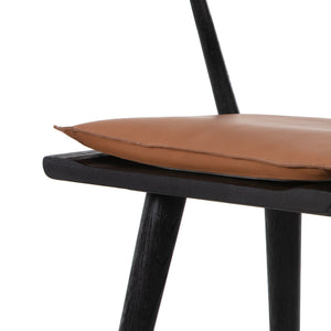 Ripley Stool W Cushion In Black Oak In Counter