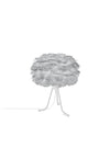 Eos 13" H Table Lamp in Grey with White Adjustable Base