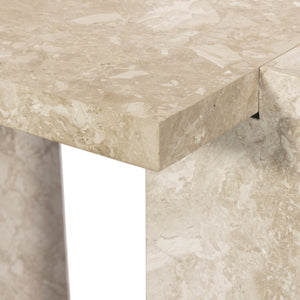 Romano End Table - Lunar Marble