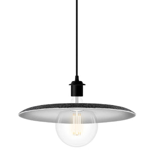 Shade Hardwired Pendant with LED Bulb