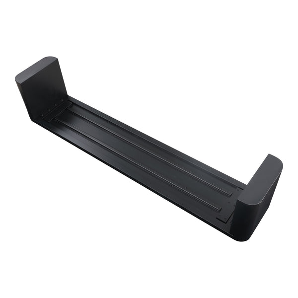 Post Large Dining Bench in Black Oak