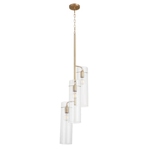 Trident Pendant | Aged Brass