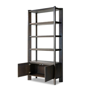 Orwin Bookshelf in Smoked Black Oak
