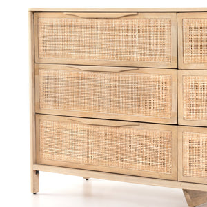 Sydney 6 Drawer Dresser In Natural Mango