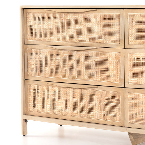Sydney 6 Drawer Dresser In Natural Mango