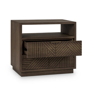 Santa Clara Solid Wood 2Dwr Nightstand