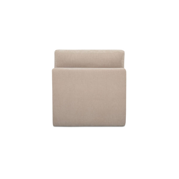 Moe's Cates Slipper Chair in Beige