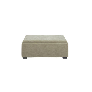 Moe's Montana Storage Ottoman in Washed Green
