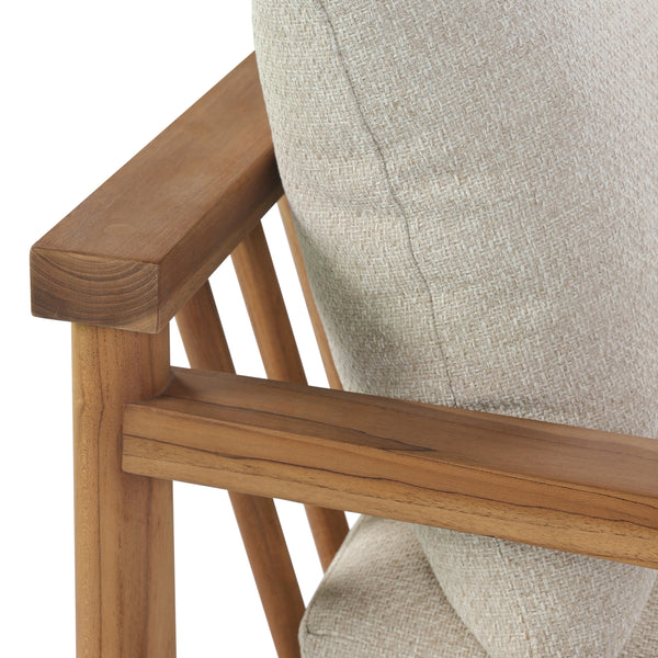 Irvine Outdoor Chair in Natural Teak