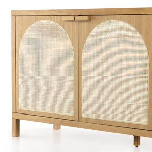 Allegra Sideboard In Honey Oak Veneer