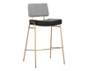BRINLEY BARSTOOL - GOLD - NIGHTFALL BLACK / CHACHA GREY
