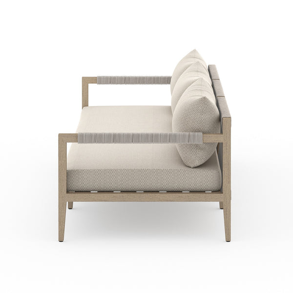 Sherwood Outdoor Sofa In 93" In Brown/Faye San