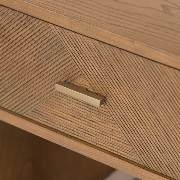 Caspian Nightstand In Natural Ash Veneer