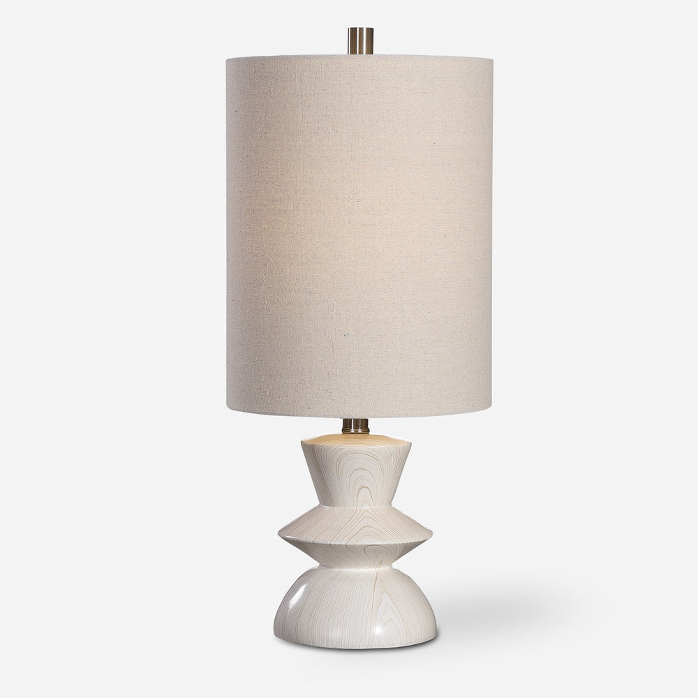 Stevens Bleached Wood Buffet Lamp