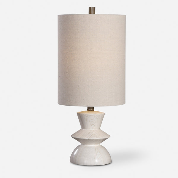 Stevens Bleached Wood Buffet Lamp