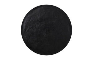 Ripple Wall Disk, Set Of 4, Resin, Large, Polished Aluminum