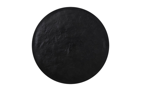Ripple Wall Disk, Set Of 4, Resin, Large, Polished Aluminum