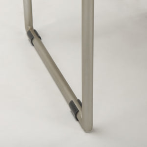Givens 14.0L x 15.8W x 31.8H Brown Wood W/Silver Metal Frame Barstool