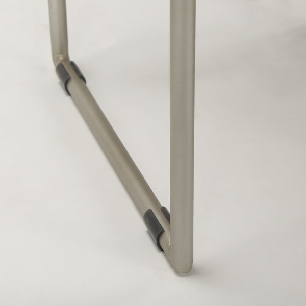 Givens 14.0L x 15.8W x 31.8H Brown Wood W/Silver Metal Frame Barstool