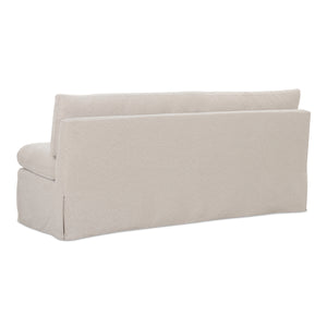Moe's Fable Slipcover Dining Bench Beige