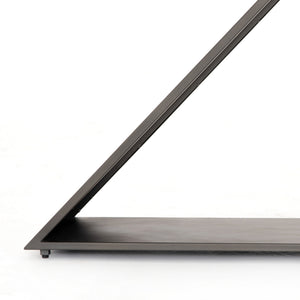 Nero Firewood Storage Coated Gunmetal
