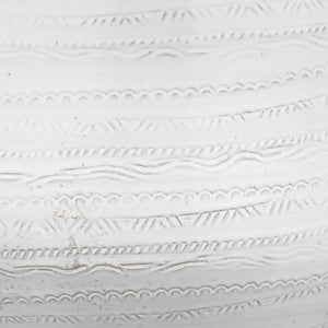 Trace Ceramic Table Lamp with Linen Shade