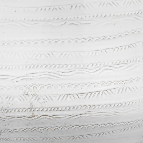 Trace Ceramic Table Lamp with Linen Shade