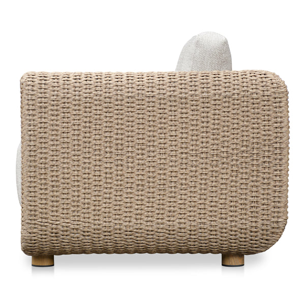 Soma Outdoor Accent Chair with Natural Wicker