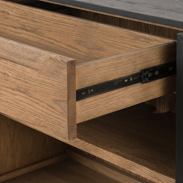 Millie Large Sideboard in Matte Black