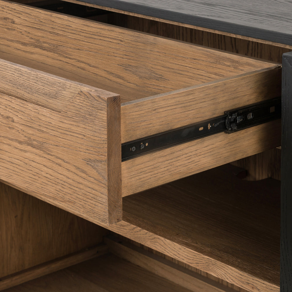 Millie Large Sideboard in Matte Black