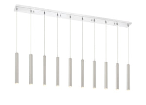 Forest 10 Light Island/Billiard in Chrome Finish