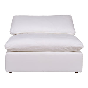 Clay Collection Slipper Chair in Cream White