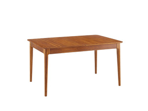 Mija Extensible Dining Table, Amber