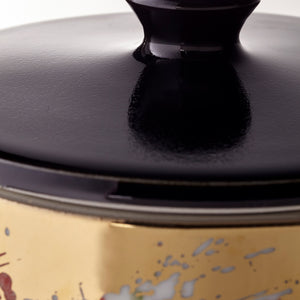 Ardent Splash Container in Multi-color Glaze