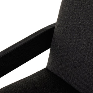 Roxy Dining Armchair In Gibson Black
