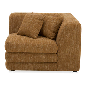 Moe's Lowtide Corner Chair Amber Glow