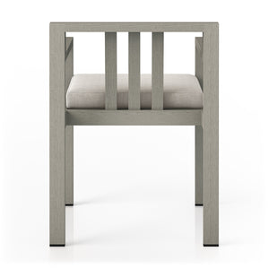 Monterey Outdoor Dining Armchair In Grey