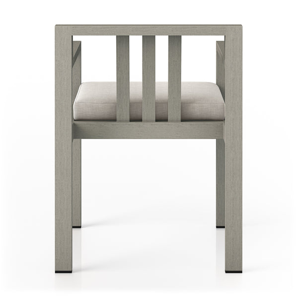 Monterey Outdoor Dining Armchair In Grey