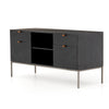 Trey Modular Filing Credenza in Black Wash