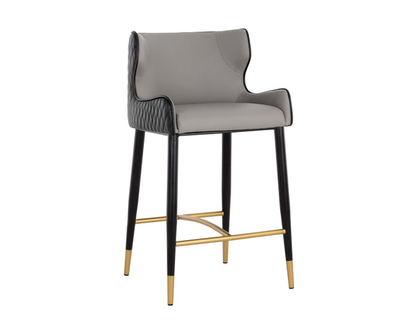 GIANNI COUNTER STOOL - DILLON STRATUS / DILLON BLACK