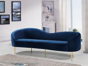 Bradford Sofa In Navy Velvet