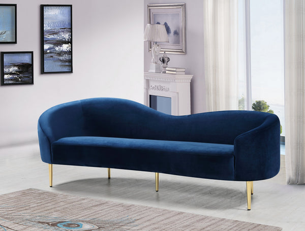 Bradford Sofa In Navy Velvet