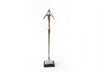 See No Evil Sculpture, Silver Leaf, Small